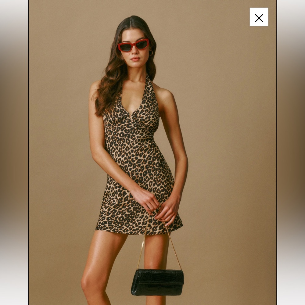 Reformation cheetah dress. Still listed on website for $178. Only worn once!